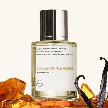 Golden Rum & Amber Dossier Originals - dupe knock off imitation duplicate alternative fragrance