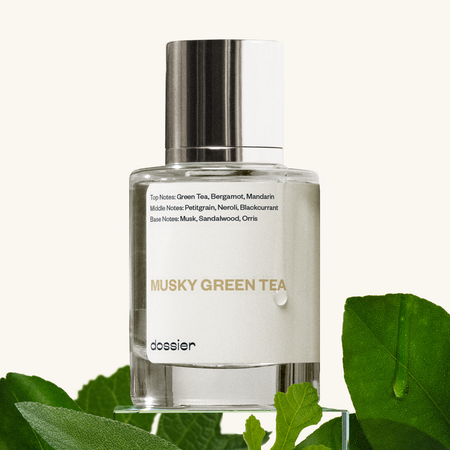 Musky Green Tea Inspired by Creed's Silver Mountain Water - dupe knock off imitation duplicate alternative fragrance