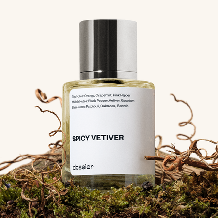 Spicy Vetiver Inspired by Hermes' Terre d'Hermes - dupe knock off imitation duplicate alternative fragrance