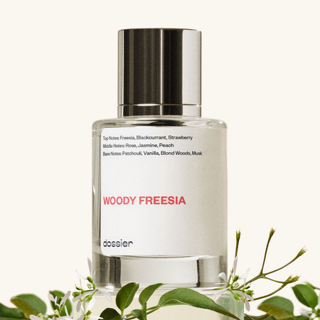 Woody Freesia Inspired by Armani's Sì - dupe knock off imitation duplicate alternative fragrance