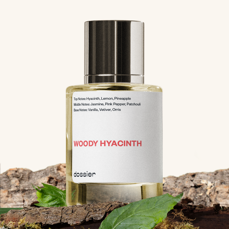 Woody Hyacinth Inspired by Chanel's Chance - dupe knock off imitation duplicate alternative fragrance