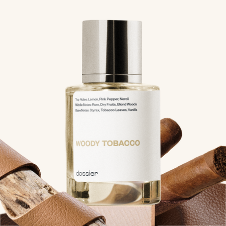 Woody Tobacco Inspired by Maison Margiela's Replica Jazz Club - dupe knock off imitation duplicate alternative fragrance