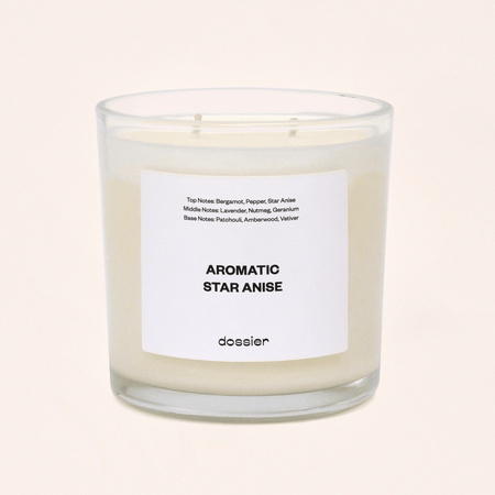 Aromatic Star Anise Candle Inspired by Dior's Sauvage Perfume - dupe knock off imitation duplicate alternative fragrance